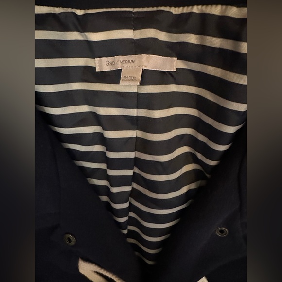 GAP Blue Swing Coat Size M - Picture 4 of 6